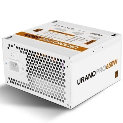 Fuente de Alimentación Nox Hummer Urano Pro White 650W 80 Plus Bronze con Ventilador 12cm