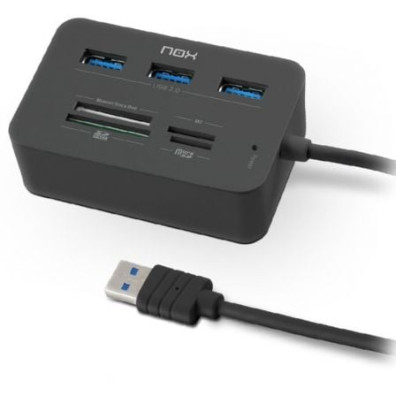 Hub USB 3.0 Nox Reader One/ 3xUSB - NOX