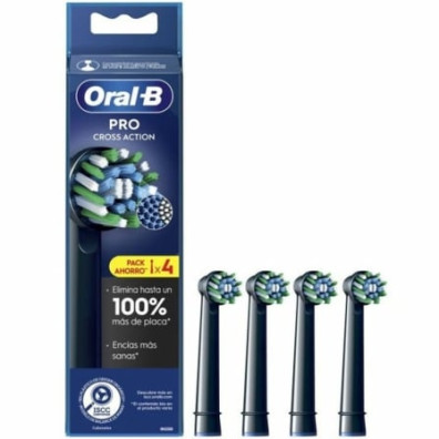 Cabezal de Recambio para cepillo Oral-B Pro Cross Action - Pack 4 uds