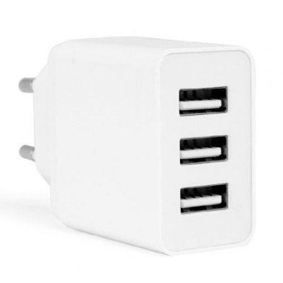 Cargador de Pared Orbegozo 3xUSB EN 1100 - Accesorios para Smartphones