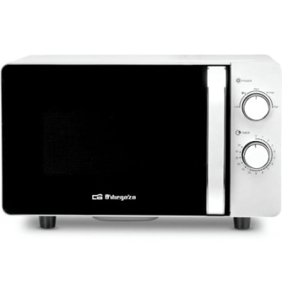 Microondas Orbegozo MI 2060 CE con 700W de Potencia y 20L de Capacidad