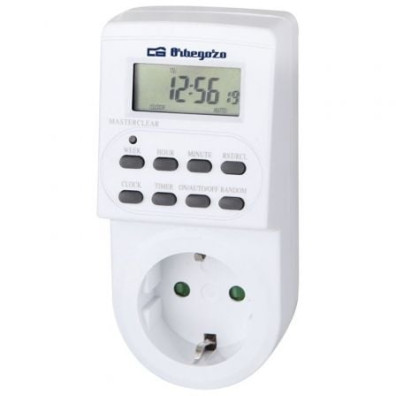 Programador de Enchufe Orbegozo PG 20 - Control Automático de Energía