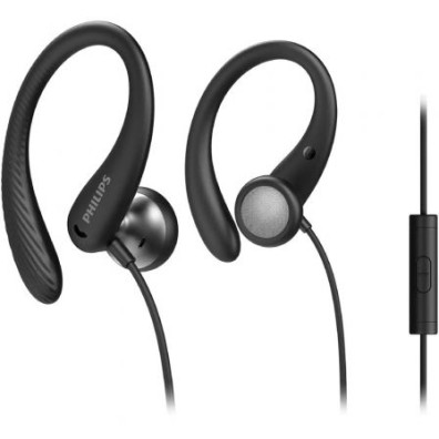 Auriculares Deportivos Philips TAA1105BK/ con Micrófono y Jack 3.5