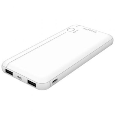 Powerbank Philips DLP1810NW/62 10000mAh - Carga tu Smartphone sin preocupaciones