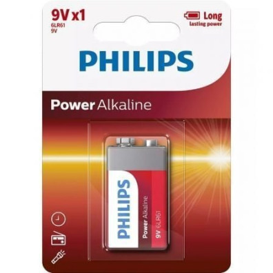 Pila Alcalina Philips 6LR61P1B/10 - Producto de alta calidad para dispositivos electrónicos