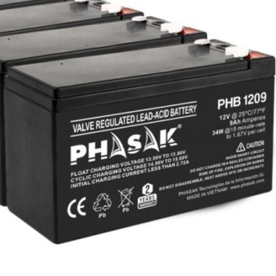 Batería compatible con SAI Phasak PHB 1209