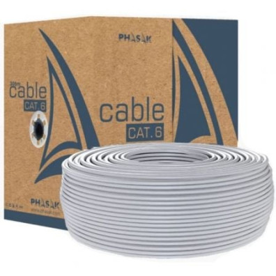 Bobina de Cable RJ45 UTP Cat.6 Phasak PHR 6100