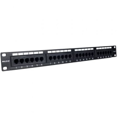 Patch Panel Phasak Cat.6 PU 2420 - 24 Puertos