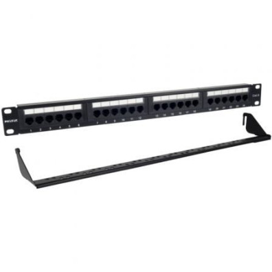 Patch Panel Phasak PU 2424 - 24 Puertos Cat 6 - Altura 1U