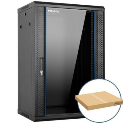 Armario Rack Mural Phasak PHO 2220D/ 19" Desmontado - Conectividad