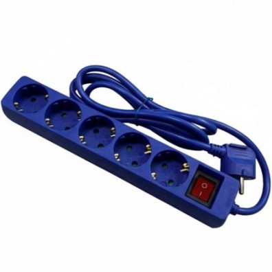 Regleta con Interruptor Phasak BN 0825 - 5 Tomas Corriente - Cable 1.8m