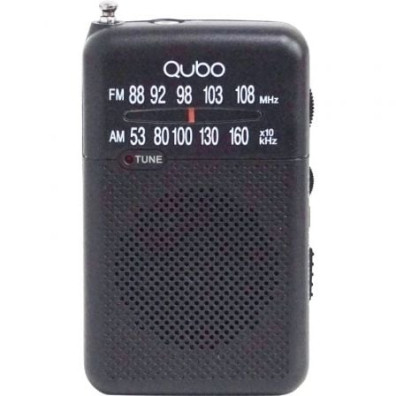 Radio Portátil Qubo R-S1 con Cable y Pilas