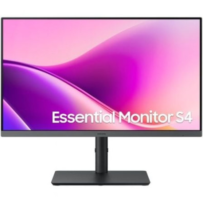 Monitor Profesional Samsung Essential Monitor S4 S43UF S24F434UAU/ 24"/ Full HD/ Regulable en altura - Negro