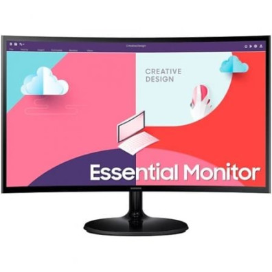 Monitor Profesional Curvo Samsung Essential Monitor S36C S27C364EAU/ 27"/ Full HD - Negro