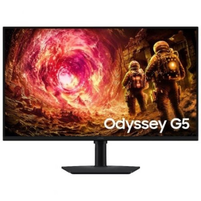 Monitor Gaming Samsung Odyssey G5 32"/ QHD/ 1ms/ 180Hz/ IPS/ Regulable en altura
