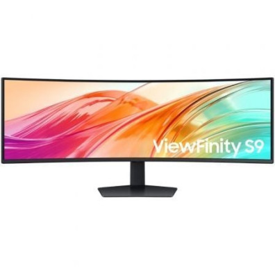 Monitor Profesional Ultrapanorámico Curvo Samsung Dual QHD 49" ViewFinity S9 S95UF - Multimedia - Ajustable en Altura
