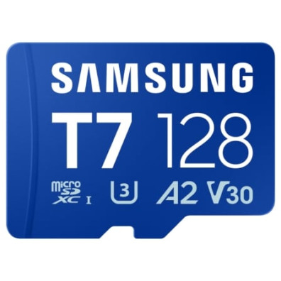 Tarjeta de Memoria Samsung P7 128GB microSD XC/ Clase 10 - 170MBs