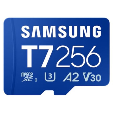 Tarjeta de Memoria Samsung P7 256GB microSD XC/ Clase 10 - 170MBs