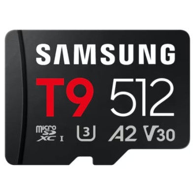 Tarjeta de Memoria Samsung P9 512GB microSD XC/ Clase 10 - 200MBs