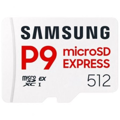 Tarjeta de Memoria Samsung P9 Express 512GB microSD XC/Clase 10