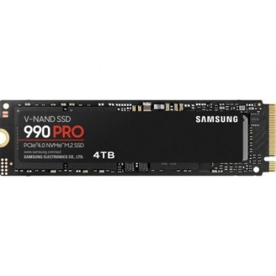 Disco SSD Samsung 990 PRO 4TB M.2 2280 PCIe Gen4 - Compatible con PS5 y PC