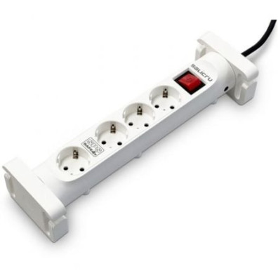 Regleta Salicru SAFE 4S con Interruptor - 4 Tomas de Corriente - Cable 1.4m