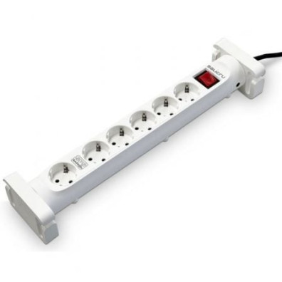 Toma de corriente Regleta Salicru SAFE 6S con interruptor y cable de 1.4m