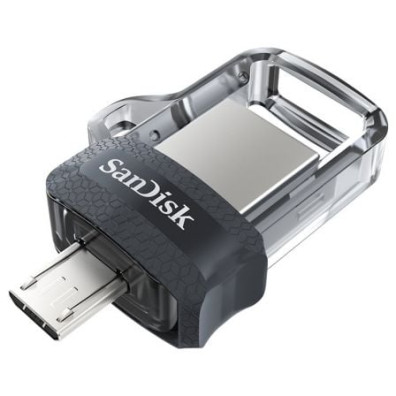 Pendrive 64GB SanDisk Dual m3.0 Ultra USB 3.0 - MicroUSB