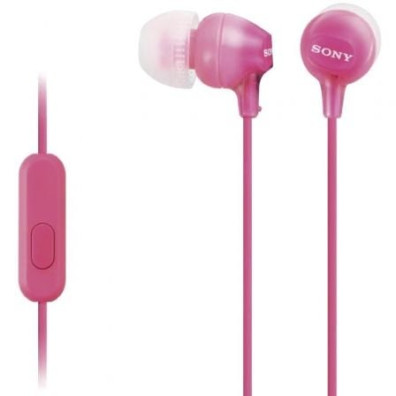 Auriculares Intrauditivos Sony MDR-EX15APPI/ con Micrófono/ Jack 3.5