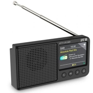 Radio Portátil SPC Jetty Lite Dab+ - Calidad de Sonido Portátil