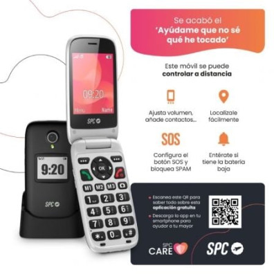 Teléfono Móvil SPC Polaris 4G para Personas Mayores