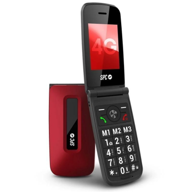 Spc Teléfono Móvil TITAN 2 4G Senior Rojo