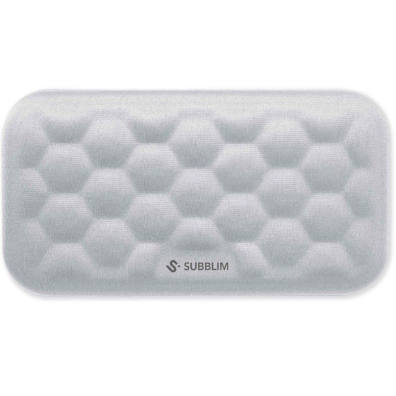 ALFOMBRILLA ERGO WRIST REST PLATA PARA RATÓN SUBBLIM