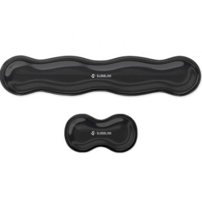Reposamuñecas Subblim Ergo Crystal Flex Pack x2 - Accesorio Ergonómico