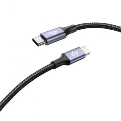 Cable USB Tipo-C Subblim Plus Macho a Macho - 100W/ 480Mbps/ 2m