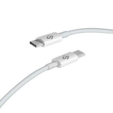 Cable USB Tipo C Subblim Plus 2.0 Macho a Macho - Hasta 100W/ 480Mbps/ 2m