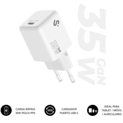 Cargador de Pared GaN 35W Subblim Charger USB Tipo-C