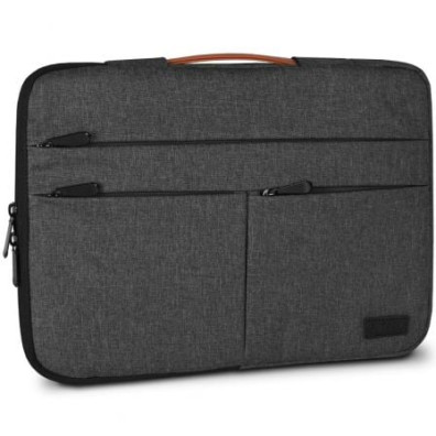 Funda Subblim Air Padding 360 Sleeve para Portátiles hasta 15.6" - Gris Oscuro