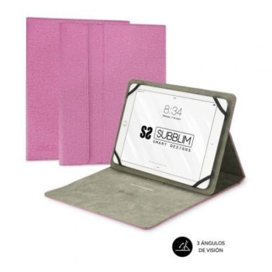 FUNDA TABLET CLEVER STAND HASTA 11'' ROSA SUBBLIM - Rosa