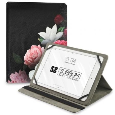 Funda Subblim Trendy Case Rosas para Tablet 9.6"-11" - Protege con Estilo