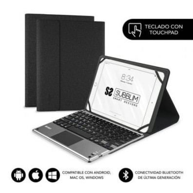 Funda con Teclado Bluetooth Touchpad Subblim Keytab Pro para Tablets de 9.6" a 10.8"