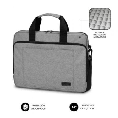 Maletín Subblim Air Padding Laptop Bag para Portátiles de hasta 14" con Cinta para Trolley