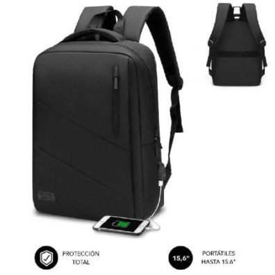 Subblim City Mochila para portátil 15.6 Negro - Negra