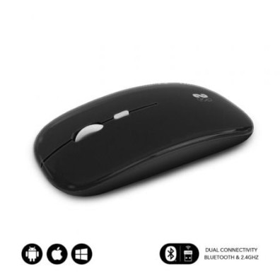Ratón Inalámbrico Subblim Dual Flat Bluetooth con Batería Recargable