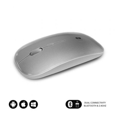 Ratón Inalámbrico Subblim Dual Flat Bluetooth con Batería Recargable - 1600 DPI