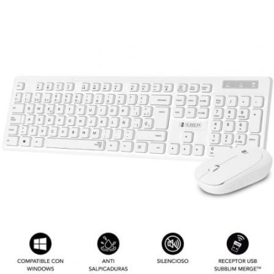 Teclado y Ratón Inalámbrico Subblim Combo Business Slim Silencioso