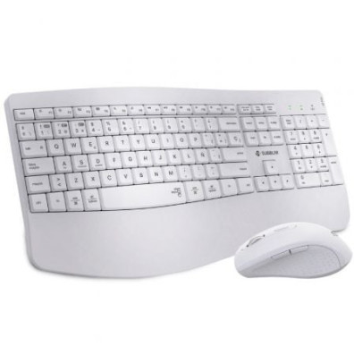 TECLADO + RATON OFFICE PROWAVE WIRELESS BLANCO SUBBLIM - Blanco