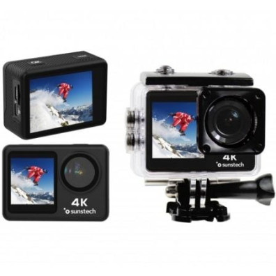 Cámara Digital Deportiva Sunstech Adventure 4K/ 16MP/ Ángulo de visión 170º