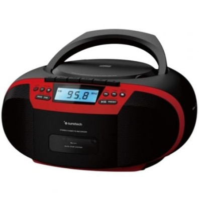 Radio CD Sunstech CXUM54BTRD - Equipo de Audio Versátil y Moderno