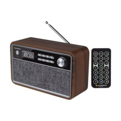 Radio Vintage Sunstech RPBT500 - Nostalgia en la Época Dorada de la Radio